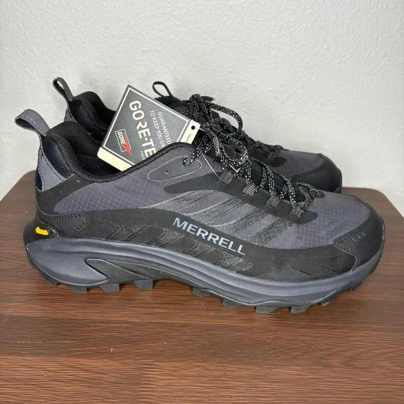 New Merrell Black Men Moab Speed 2 GORE-TEX® Size 11 Wide Width Shoes J037513W Men main image 4
